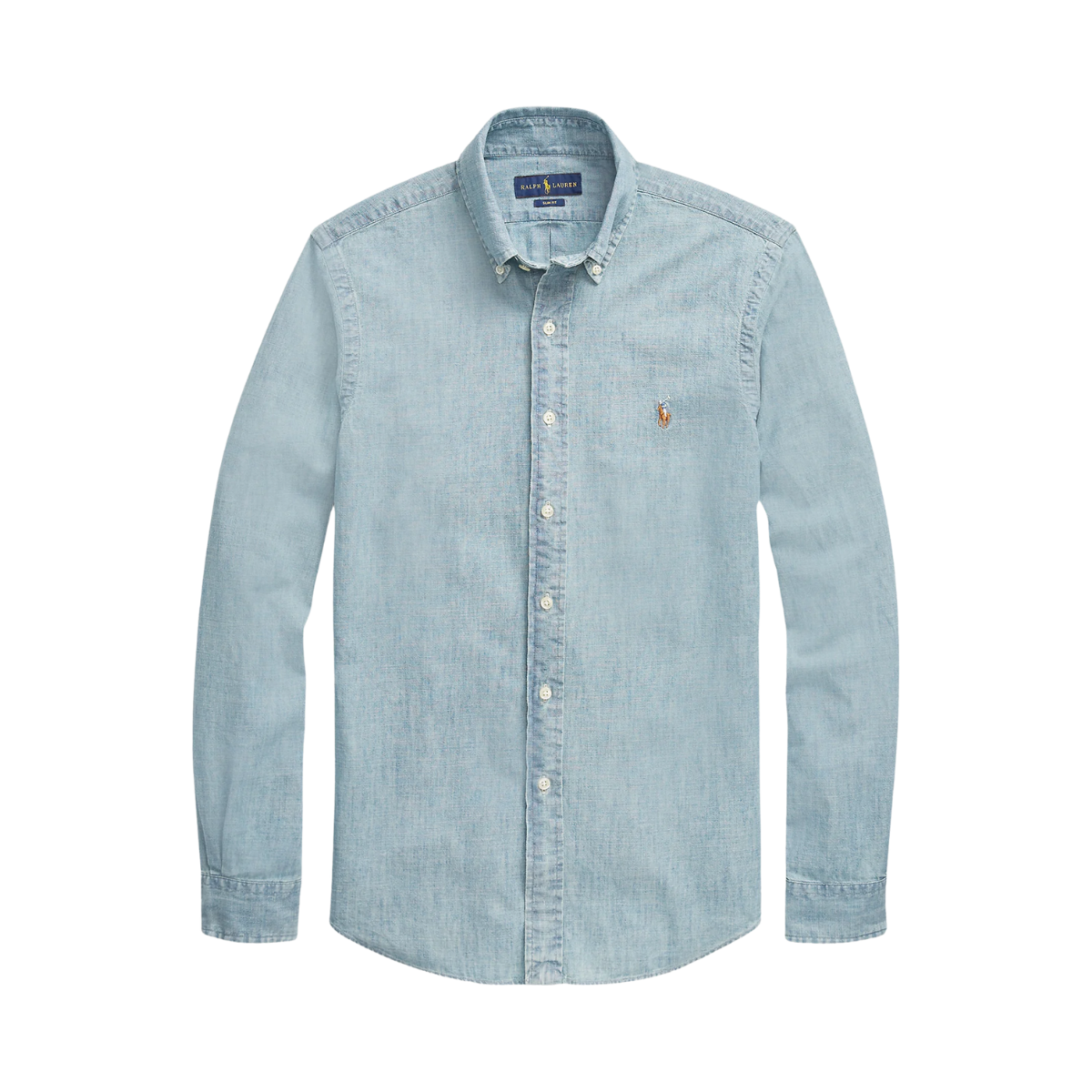 Slim Fit Chambray Shirt - Chambray