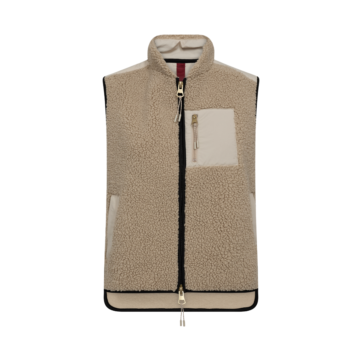 MMRowe Eli Teddy Vest - Feather Gray