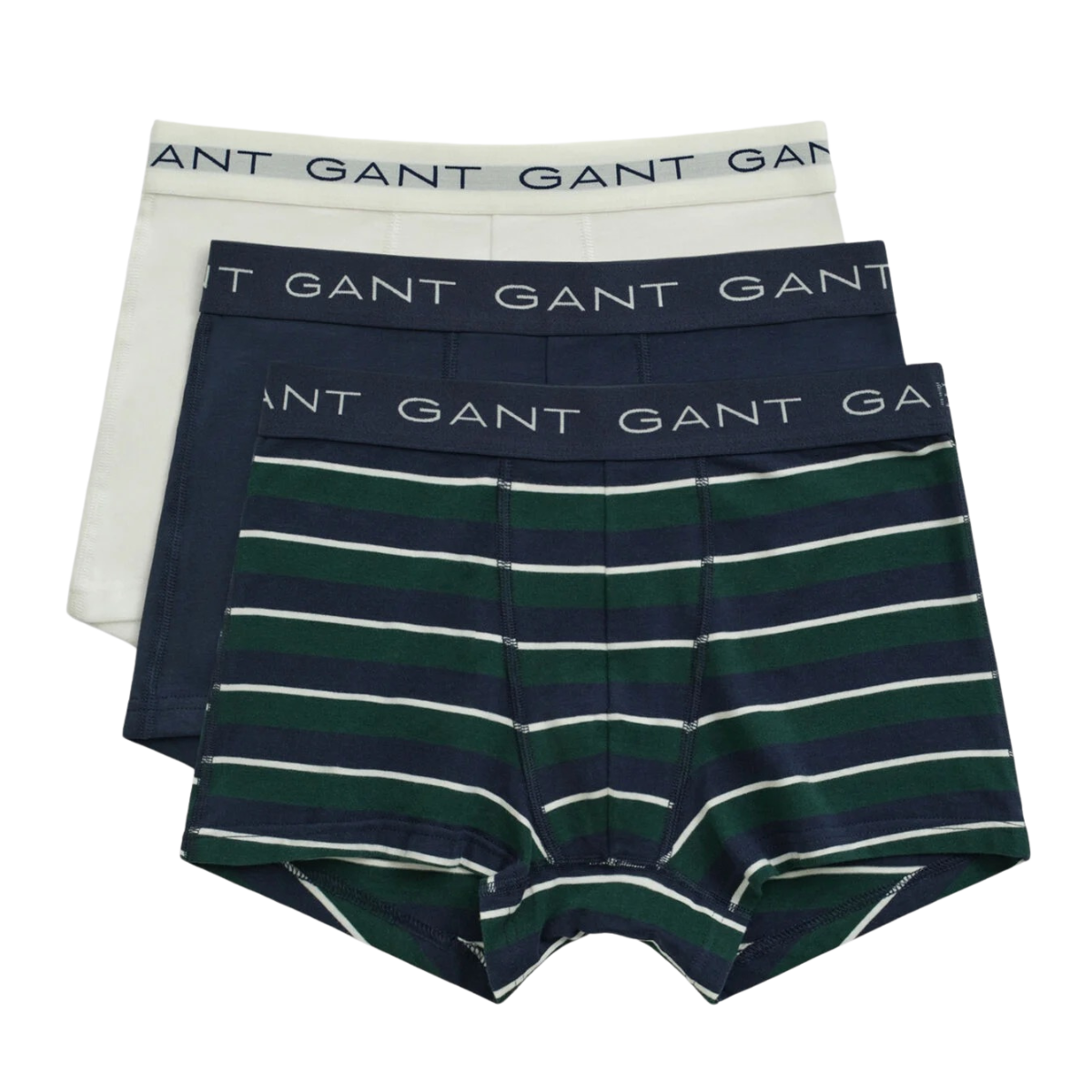 Striped Trunk 3-Pack - 338 Forest Green