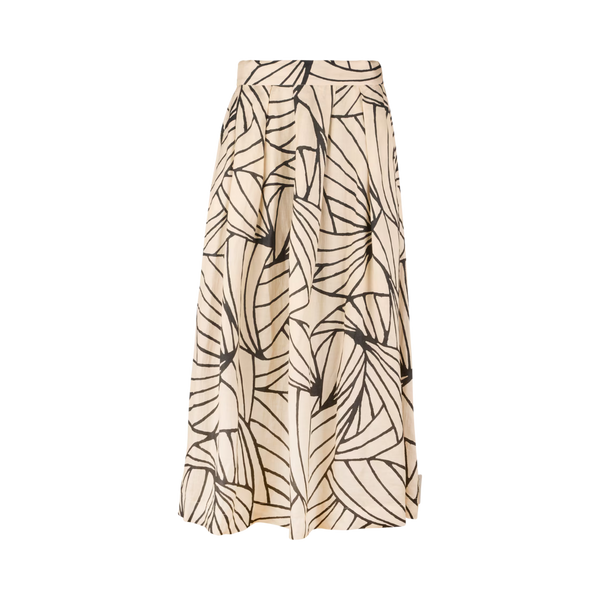 Kathryn Skirt - Light Beige Pattern