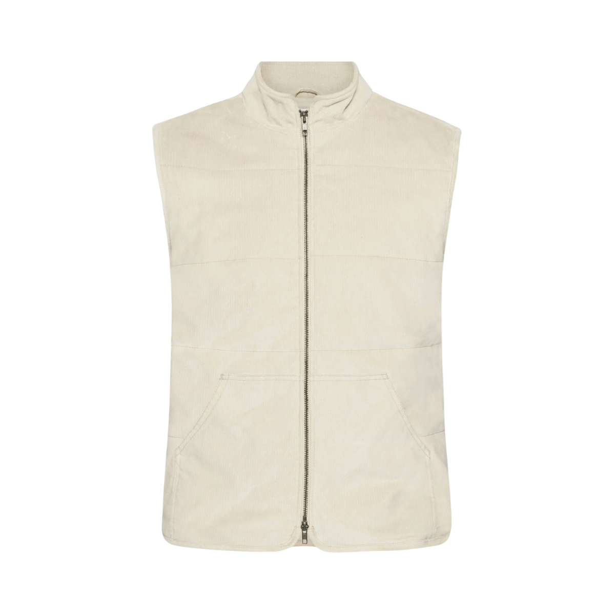 11-Wales Corduroy Vest - White