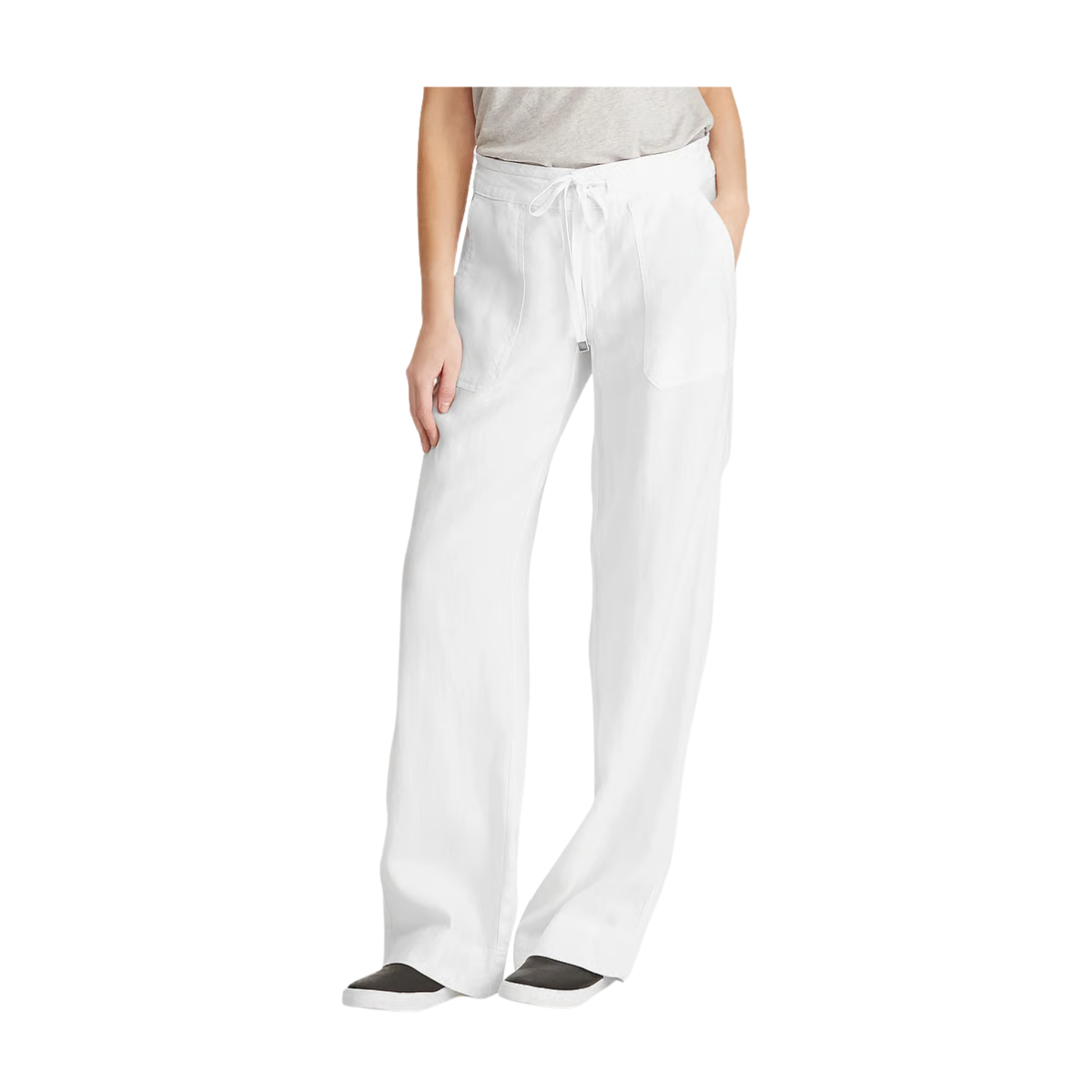 Jovonie Wide Leg Pant - White