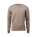 Merino Extrafine Crew Neck - Light Brown