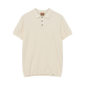 MMGKyle Bouclé SS Polo - Ecru