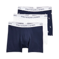 Classic Stretch-Cotton Trunk 3-Pack - Navy/White/Navy