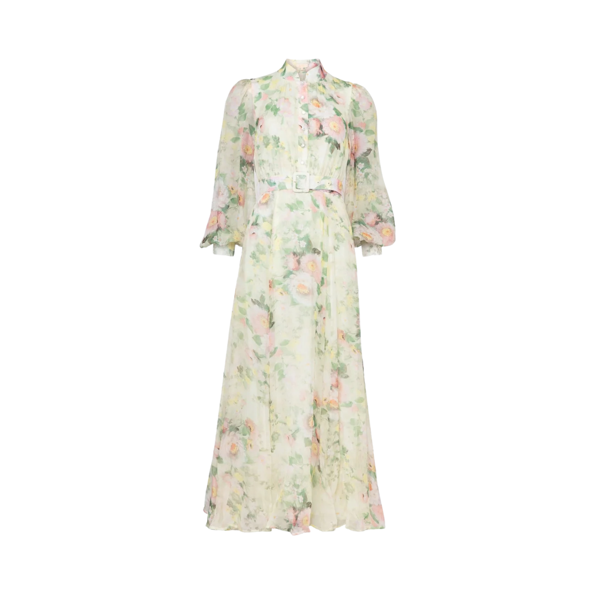 Organza Belt Dress - Watercolour Dreams