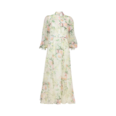 Organza Belt Dress - Watercolour Dreams