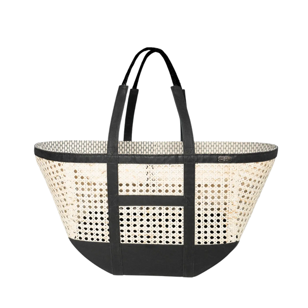 Rattan Bag - Jet Black