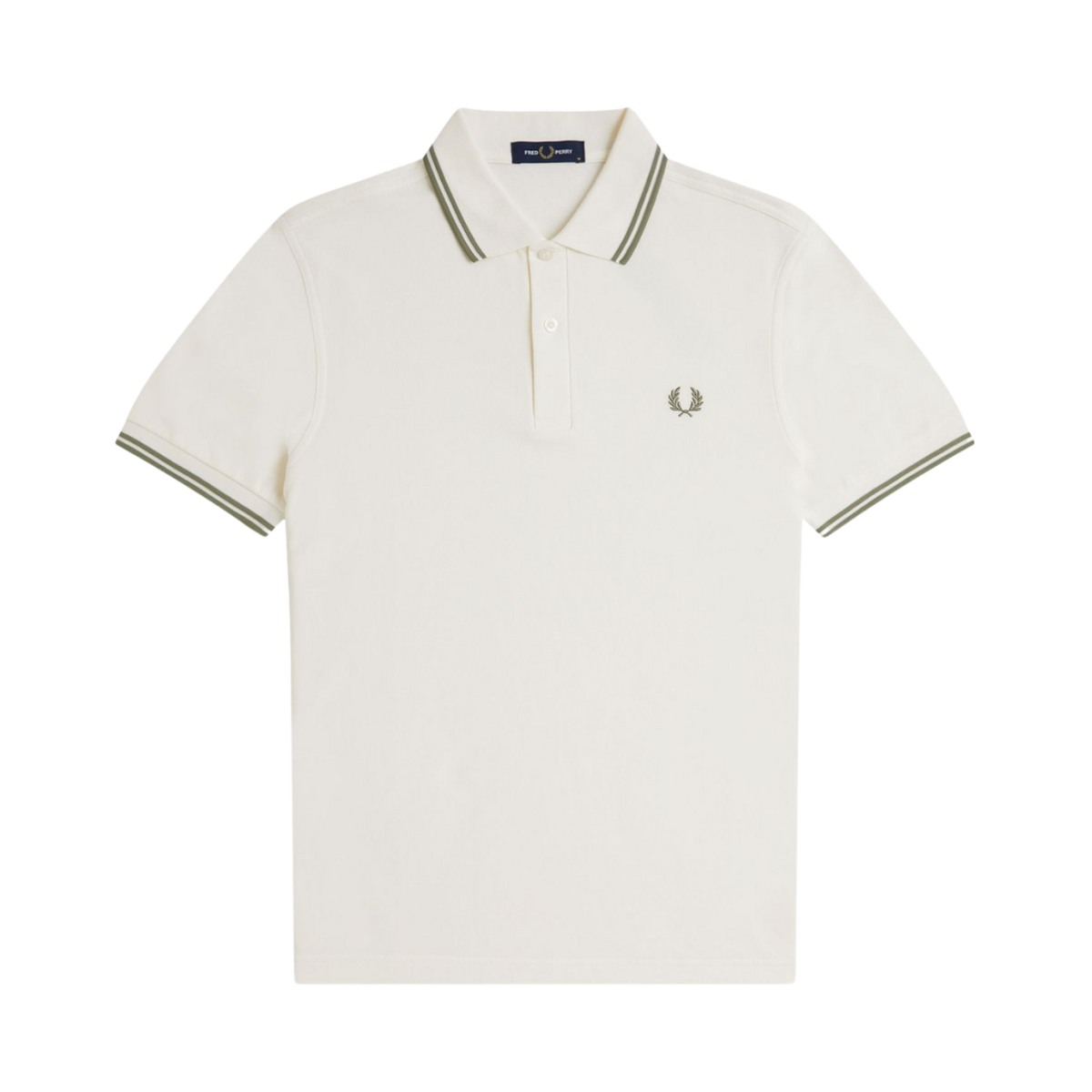 TWIN TIPPED FP SHIRT - Light Ecru/Olive Mint