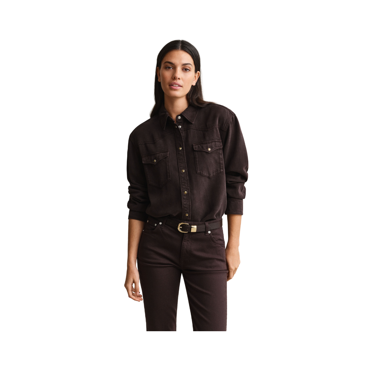 Rel Denim Twill Ranger Shirt - Deep Brown
