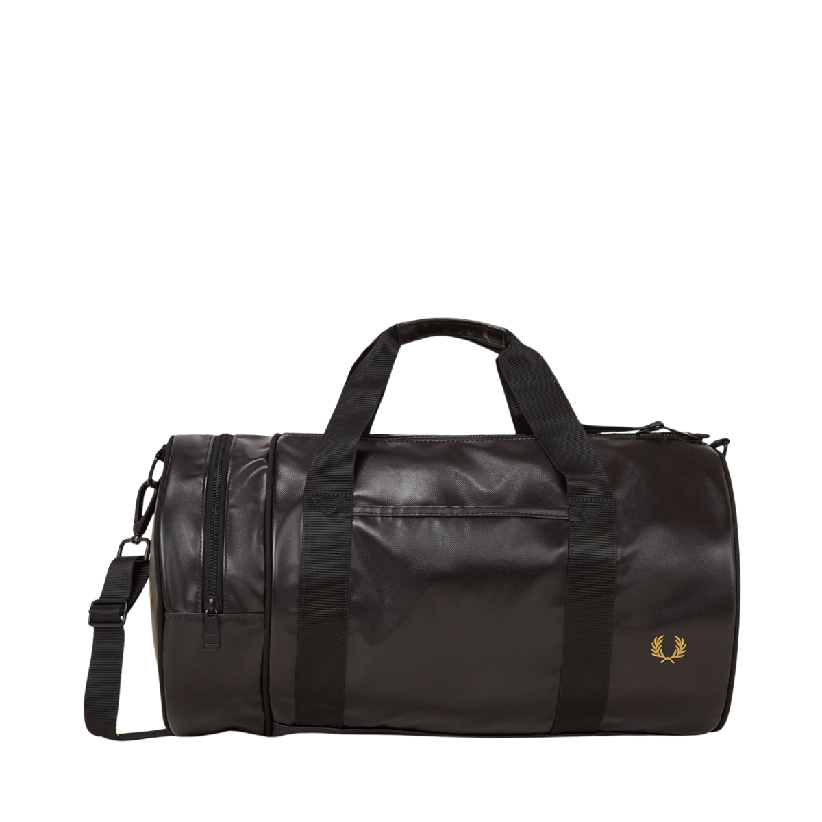 Tonal Classic Barrel Bag - Black/Gold