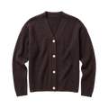 Soufflé Yarn Cardigan - Chocolate Torte