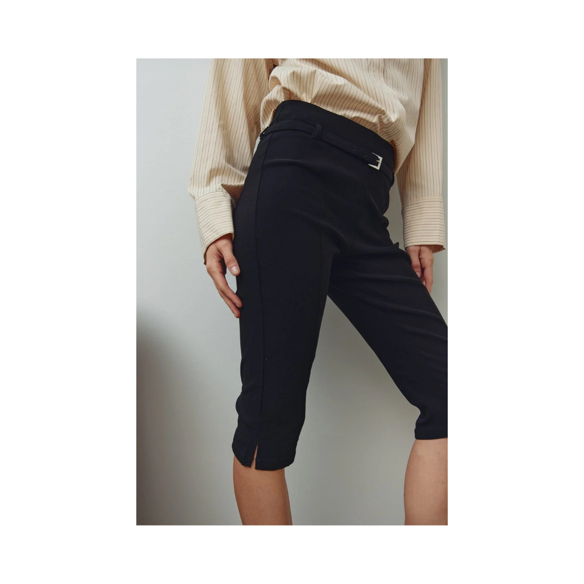 N-Linza Capris - Black