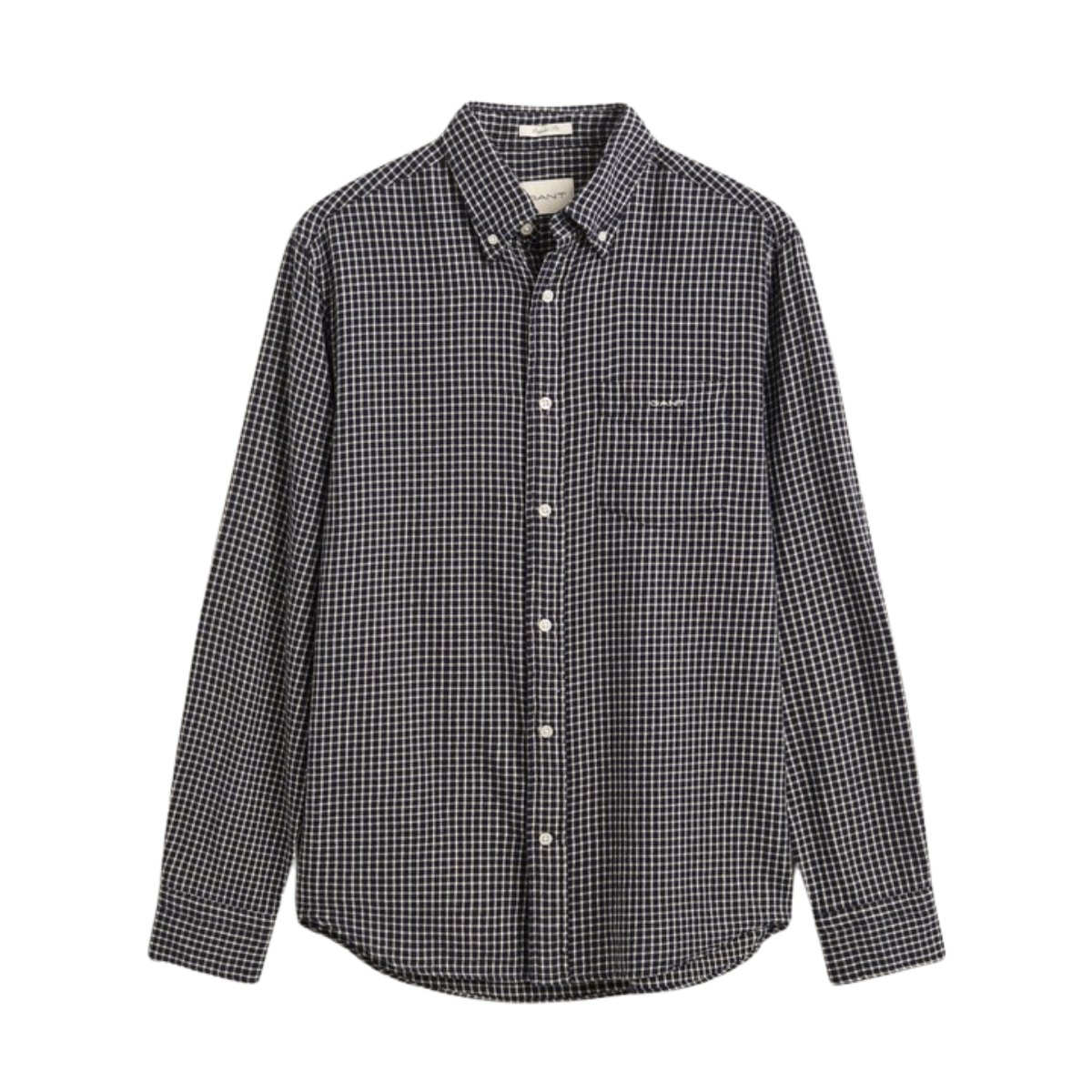 Reg Windblown Flannel Check Shirt - Evening Blue