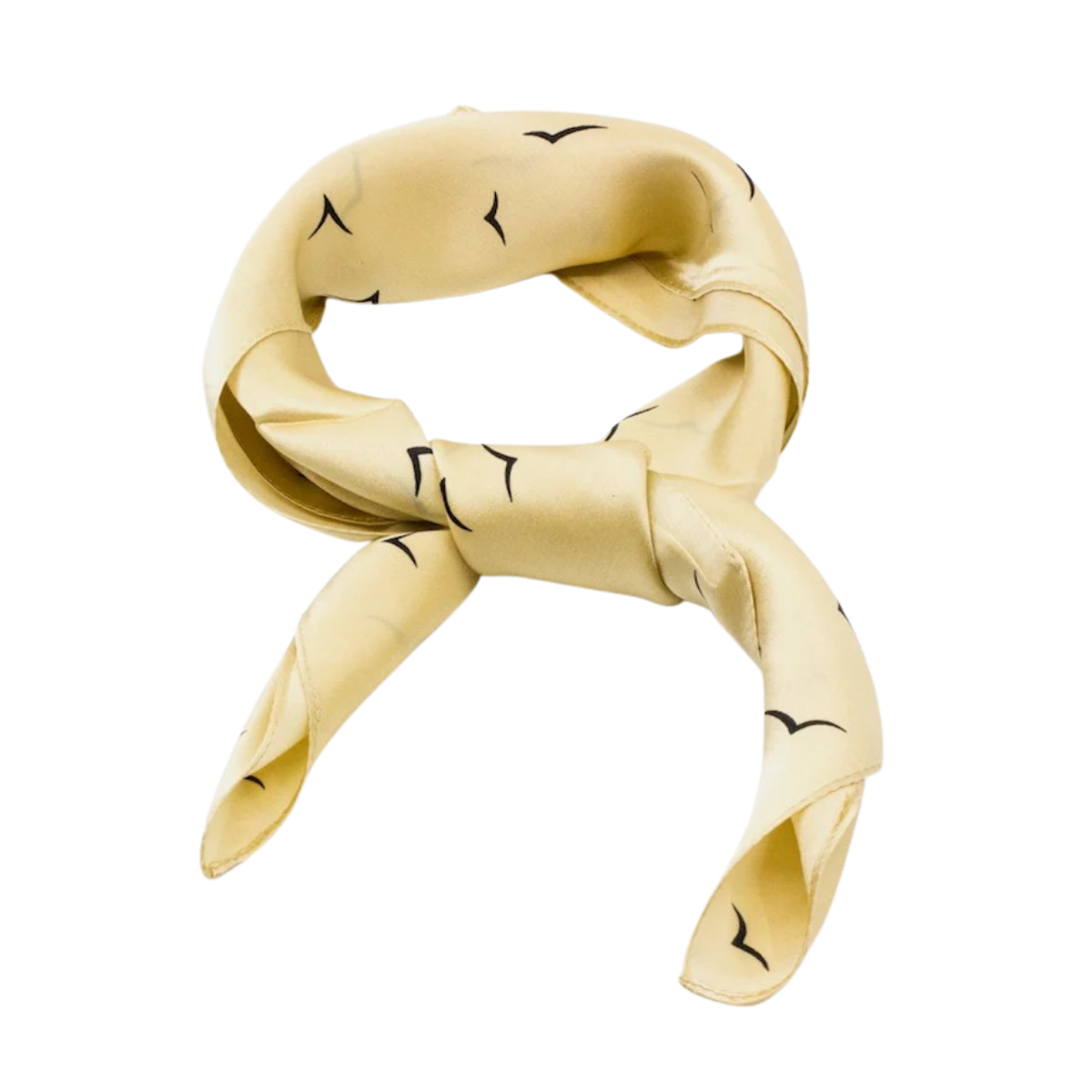 Prague silk Scarf - YELLOW