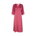 Remara Heavy Sateen Dress - Cherry Pink