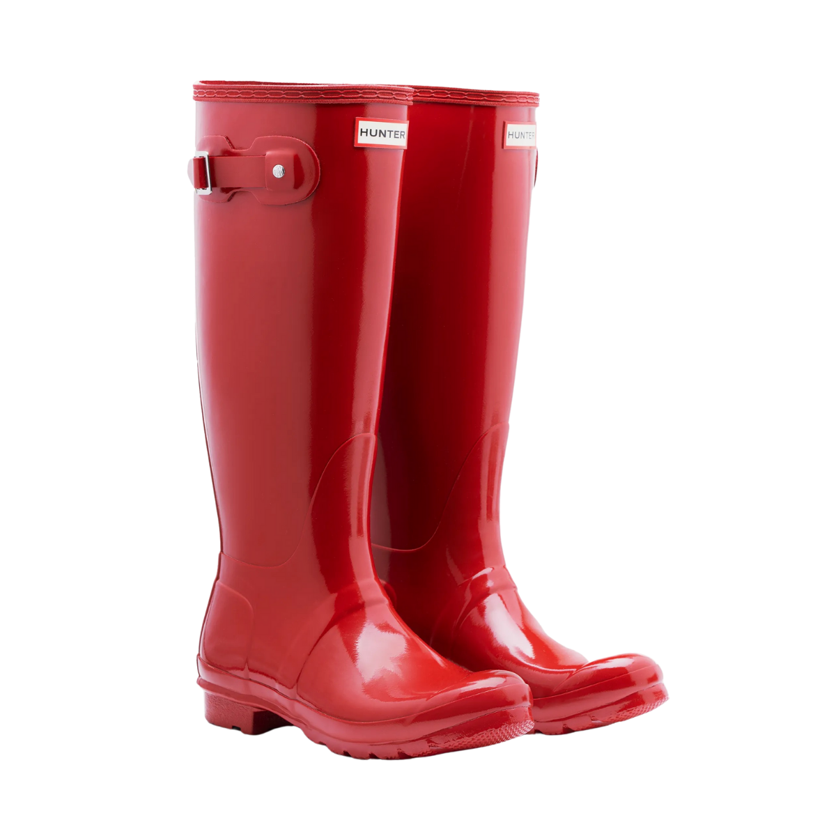 Womens Original Tall Gloss Boot - Red