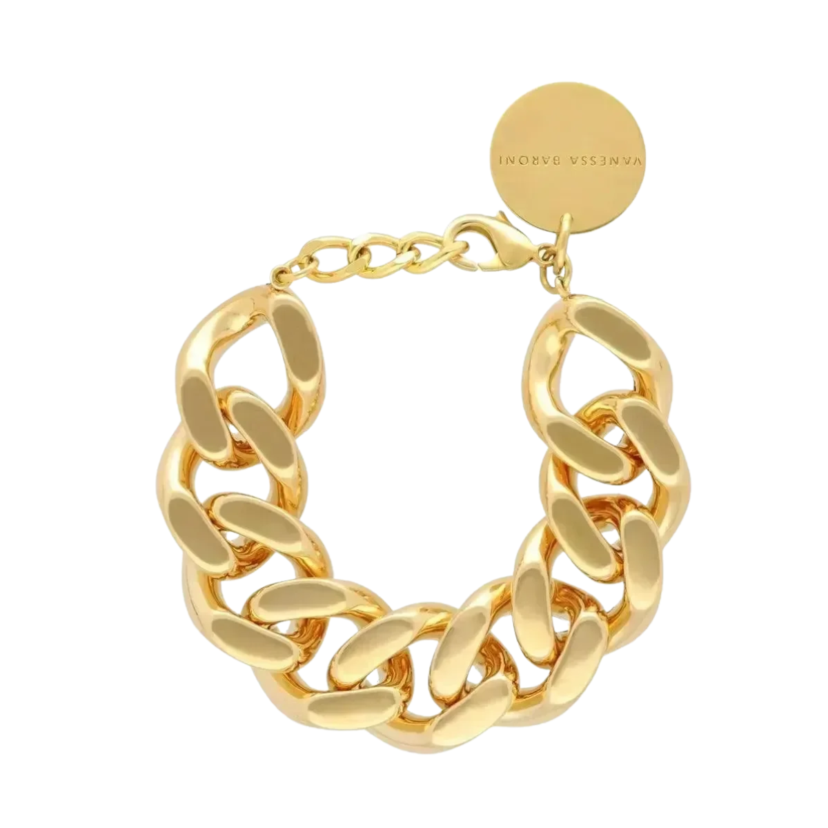 Flat Chain Bracelet - Gold