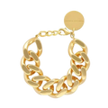 Flat Chain Bracelet - Gold