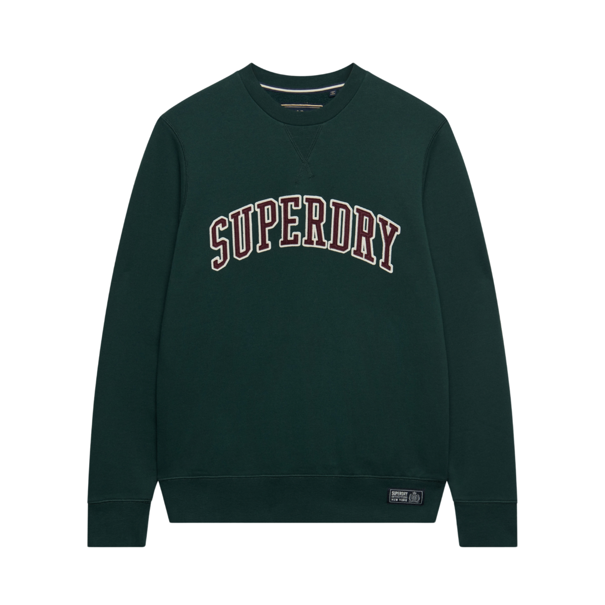 Athletic Applique Relaxed Crew - 27E Enamel Green