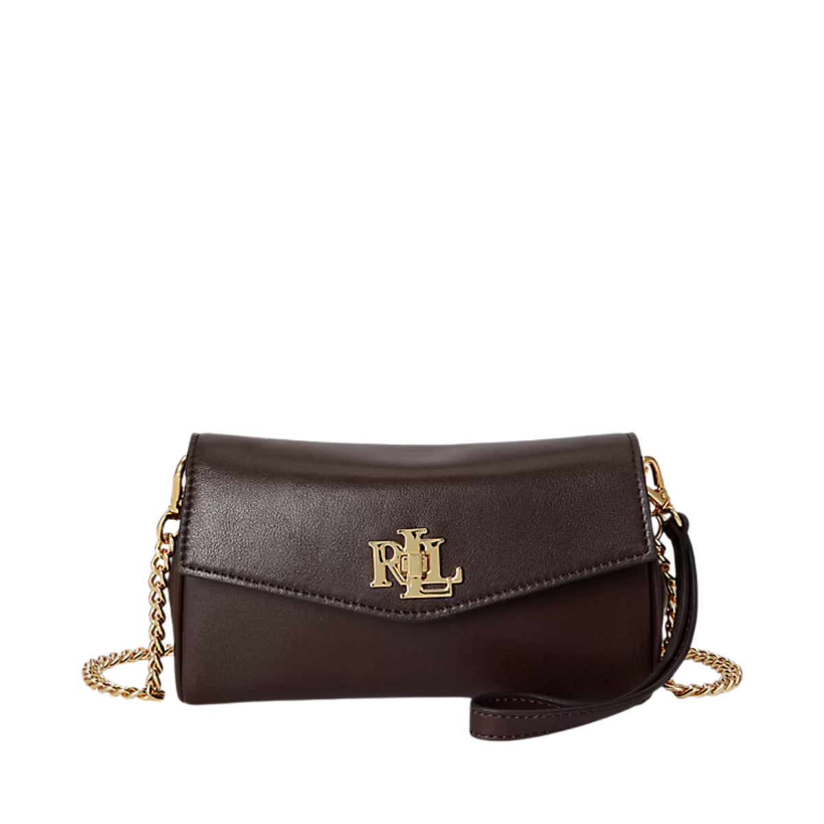 Wallet On A Chain Large - Chestnut Brown
