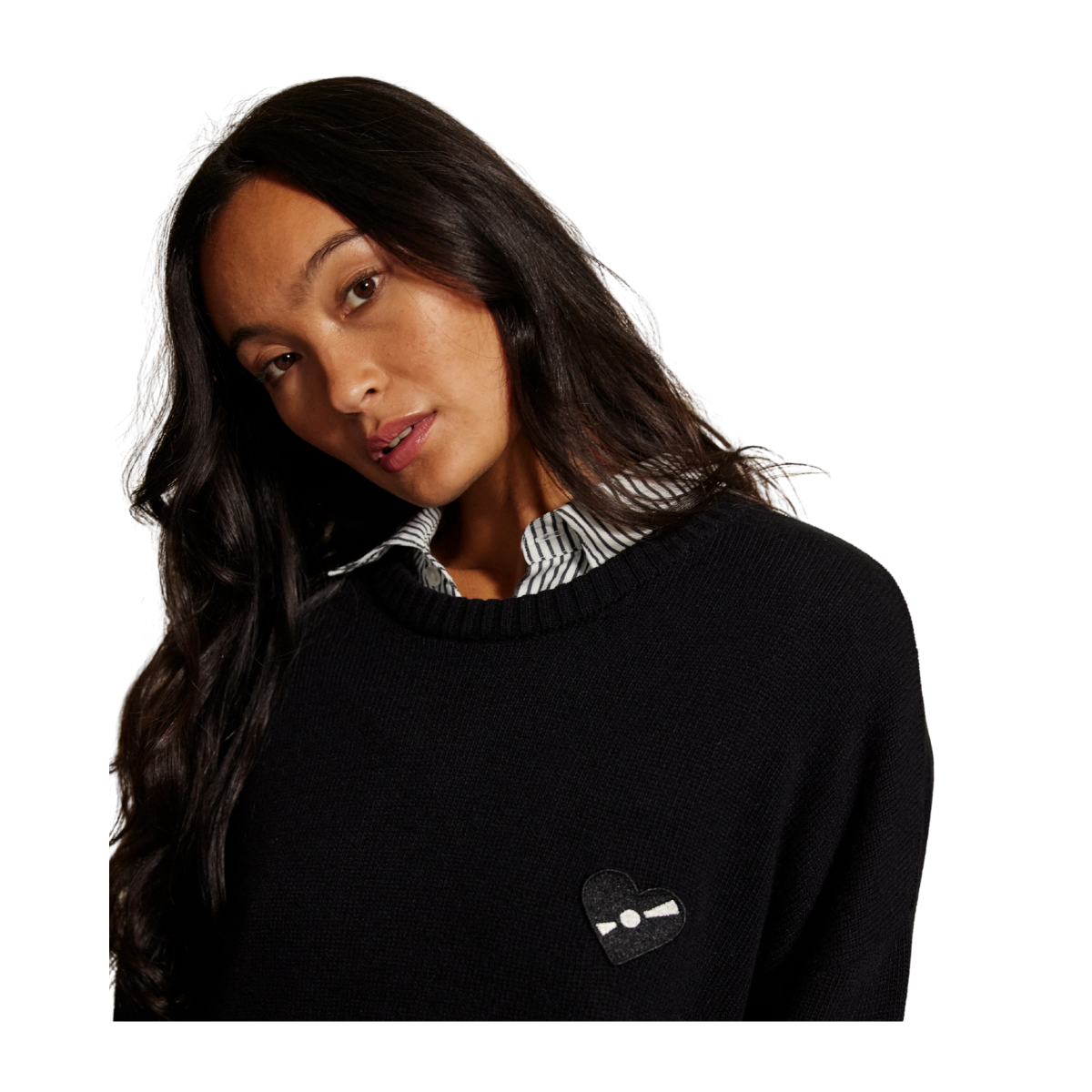 Palms Crewneck - Black