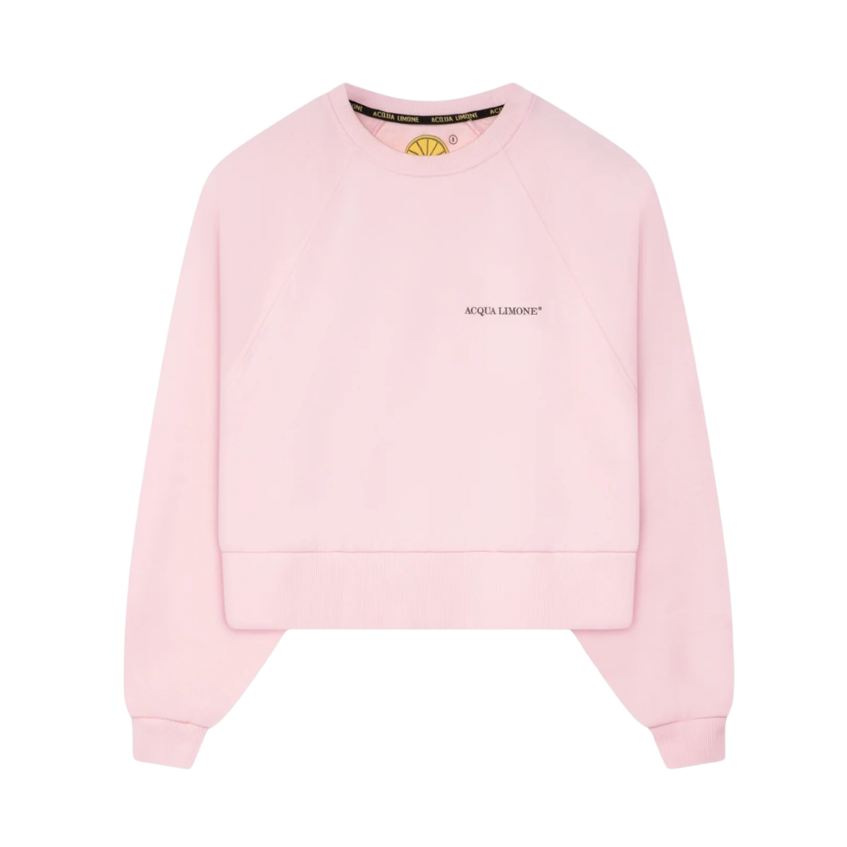 Cropped Ivy Sweater - Pale Pink
