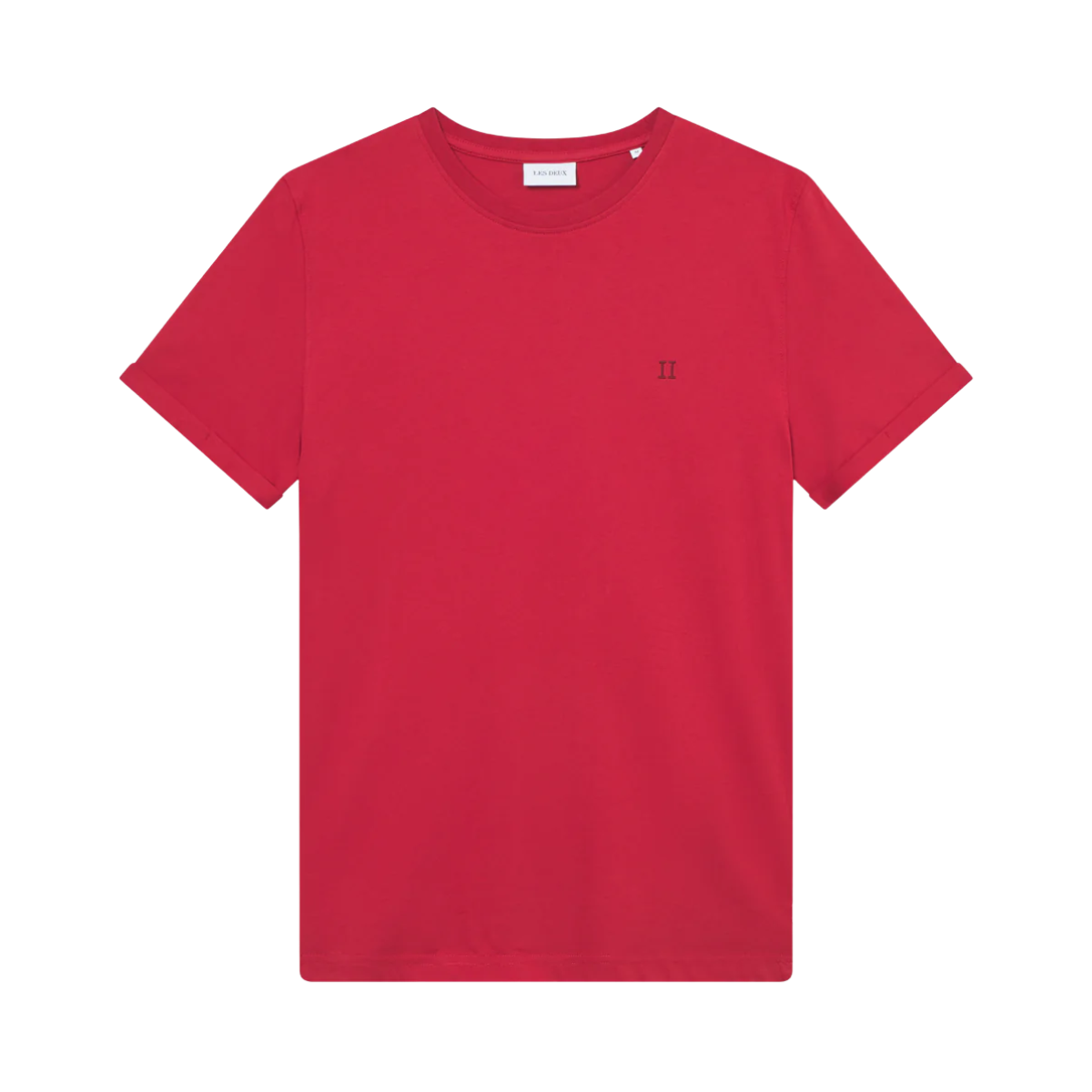 Norregaard Contrast T-Shirt - Scarlet Sage
