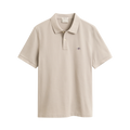 Shield SS Pique Polo - Clay Beige