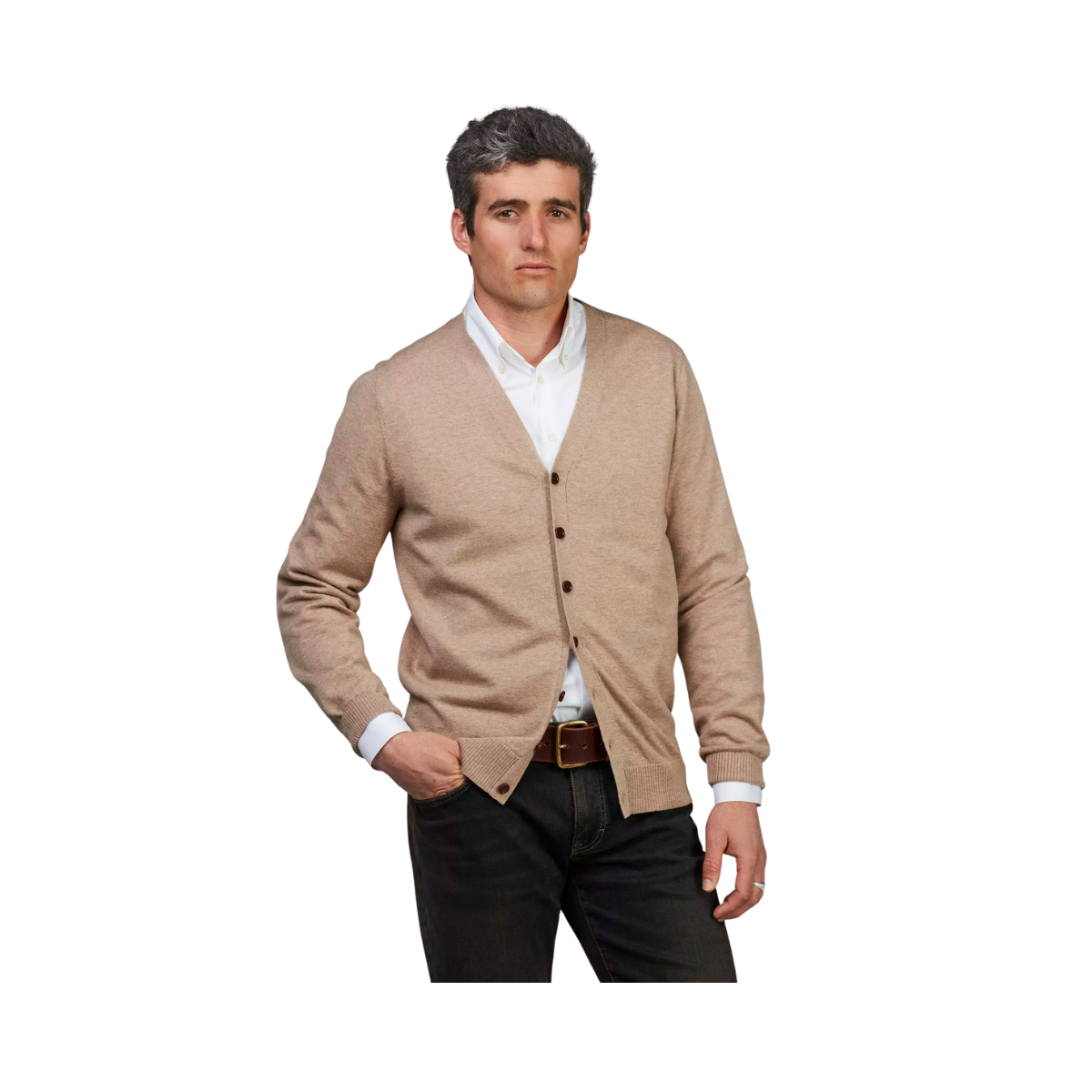 Classic Cardigan - Beige