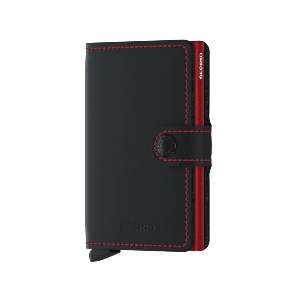 Miniwallet Matte - Black & Red