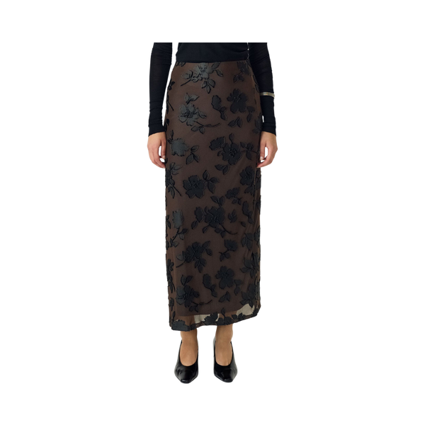YASMarena Ankle Skirt - Coffee Bean
