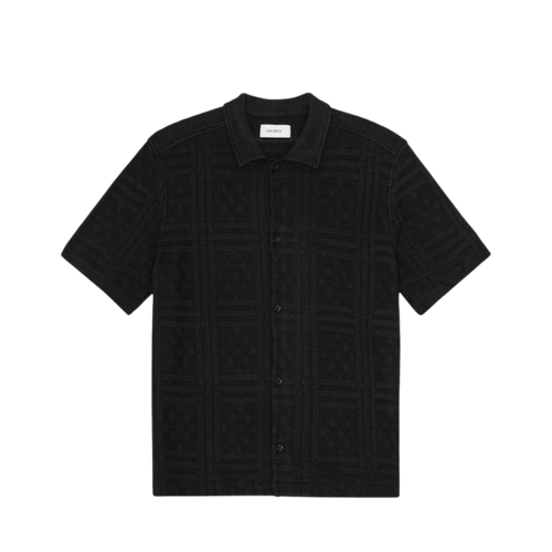 Les Deux HECTOR POINTELLE SS SHIRT - BLACK