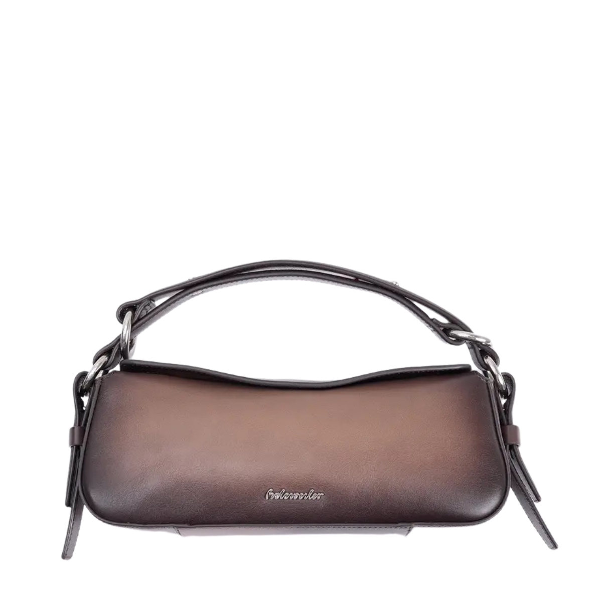 Bud Leather Bag Slim - Dark Brown