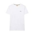 Essential Stacked Logo Emb Tee - Optic/Navy