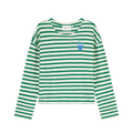 Celina Top - Cosy White/Green