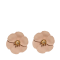 Flower Small Earrings - Nude Pink
