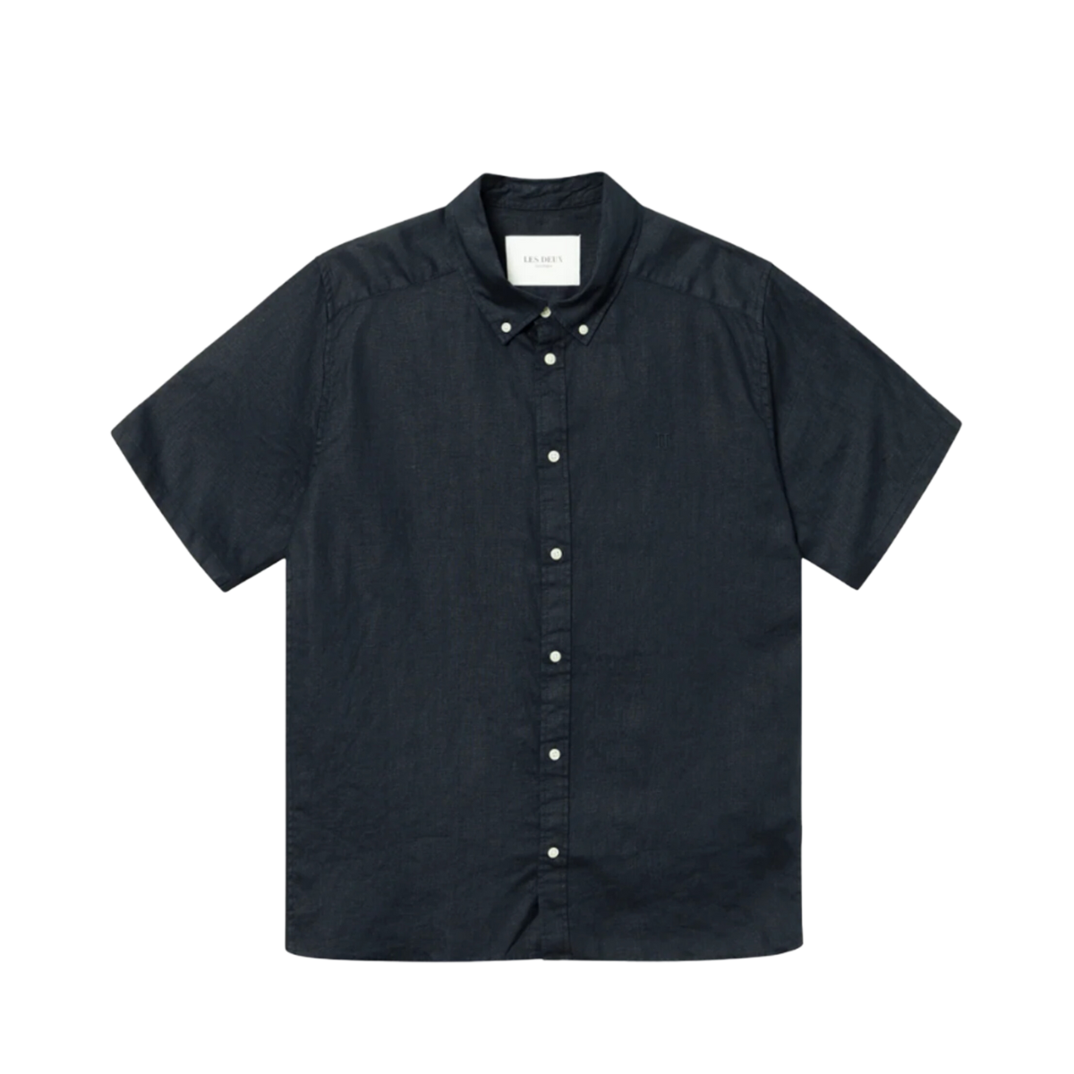 Kris Linen SS Shirt - Navy