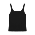 Tank Scoop Back - Black