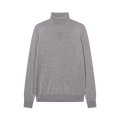 Greyson Half-Zip Merino Knit - Grey