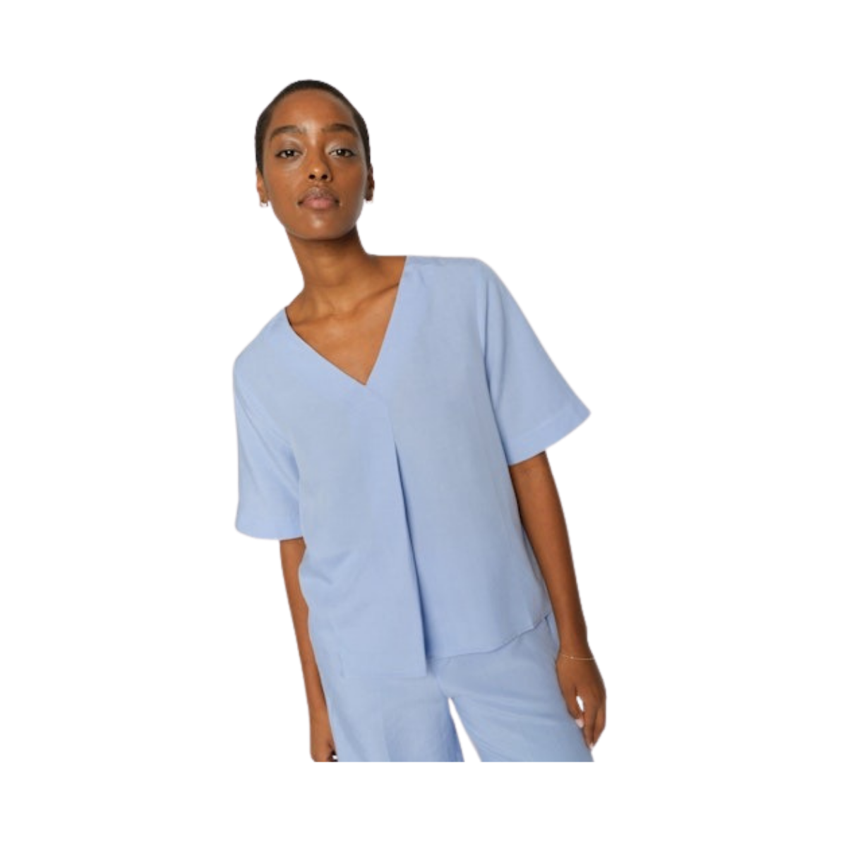 MMRaina Alexis Blouse - Brunnera Blue