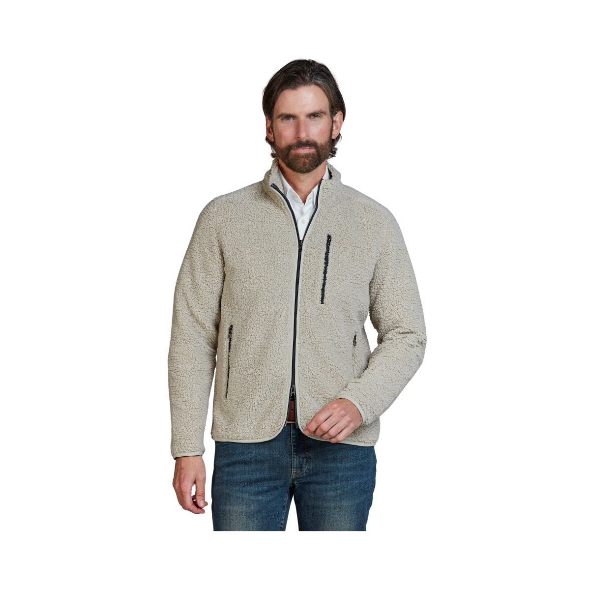 Pile Fleece Jacket - Sand