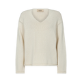 MMBine LS V-neck Knit - Ecru