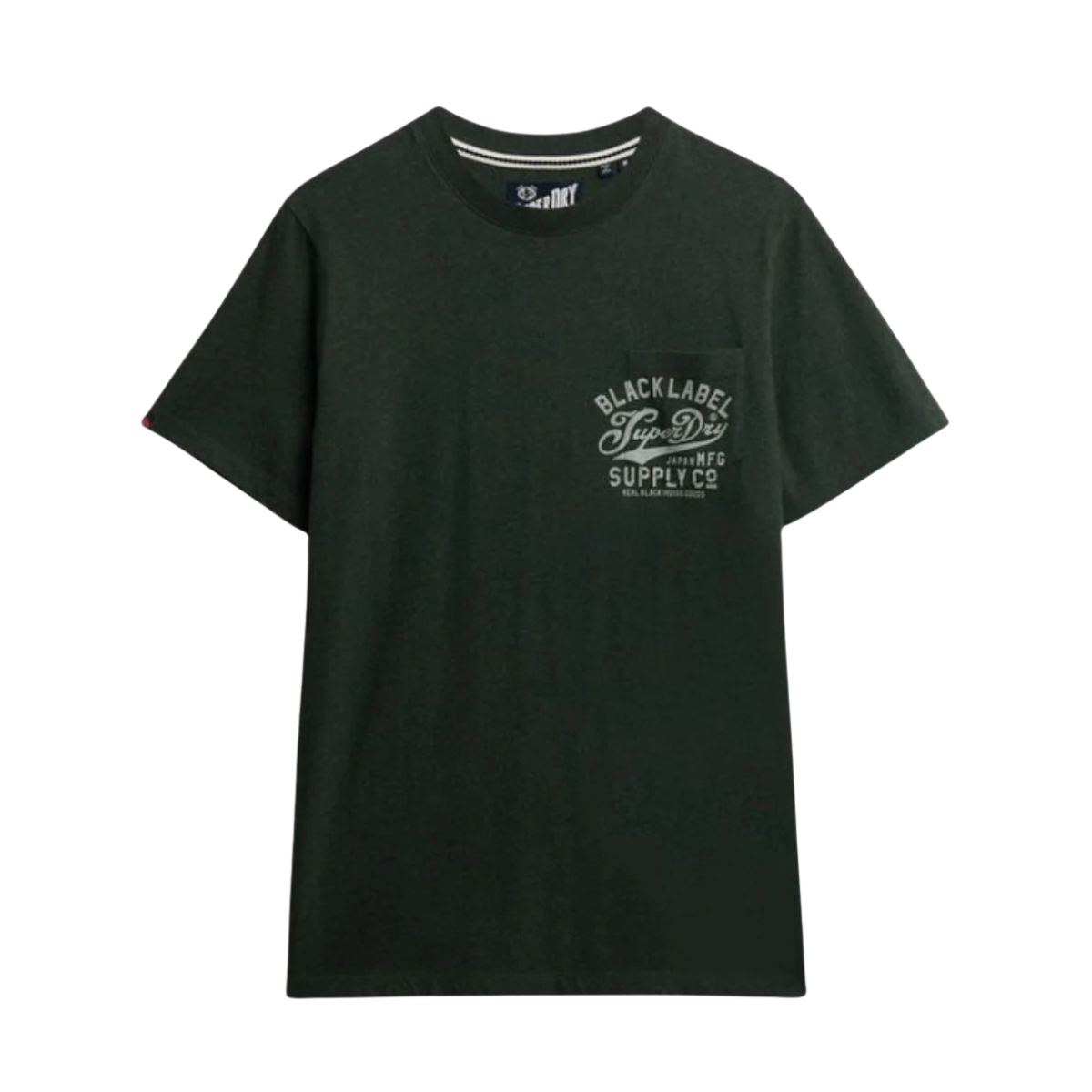 Industrial Relaxed Tee - B6V Deep Forest Green Marl