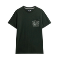 Industrial Relaxed Tee - B6V Deep Forest Green Marl