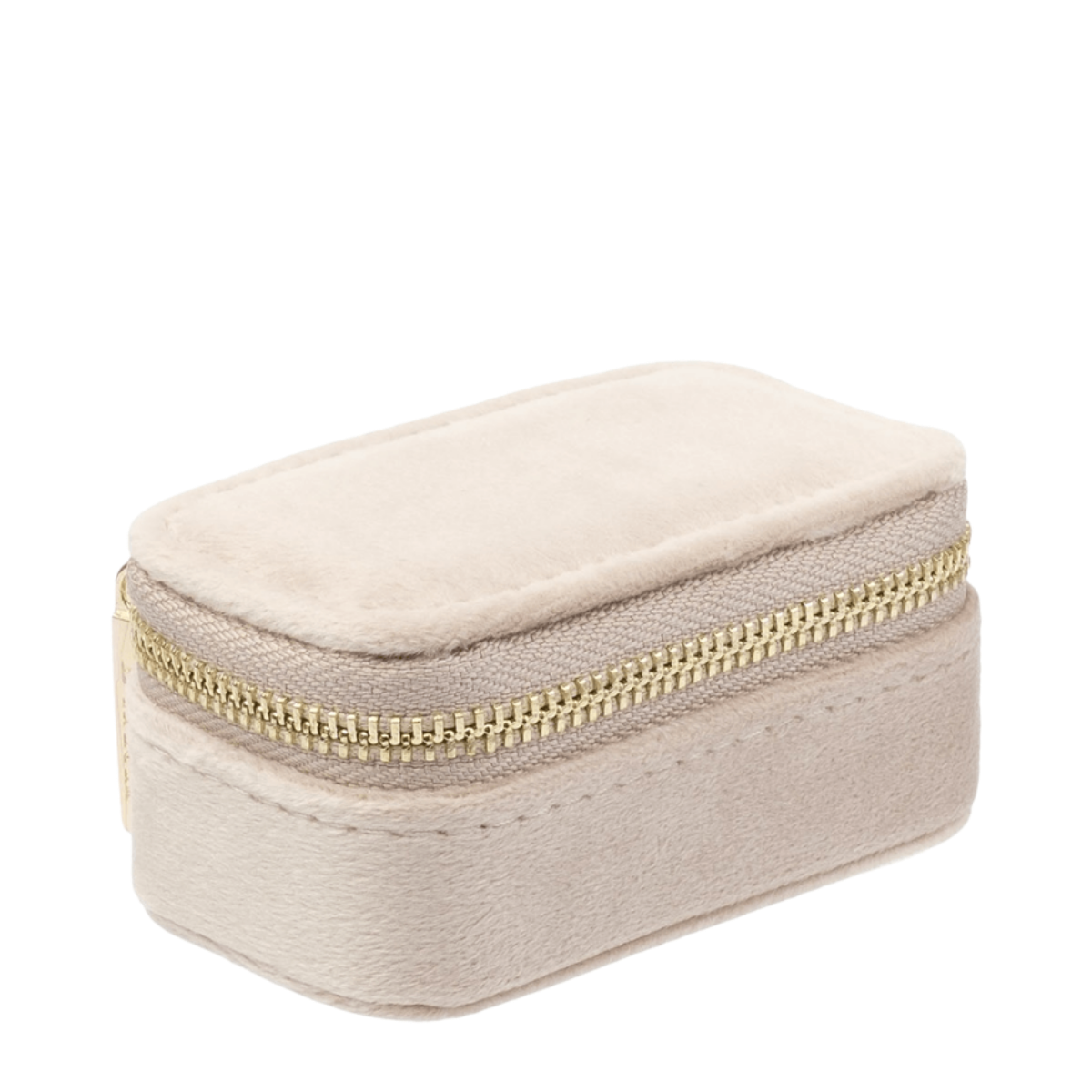 Velvet Jewellery Box Micro - Dark Sand