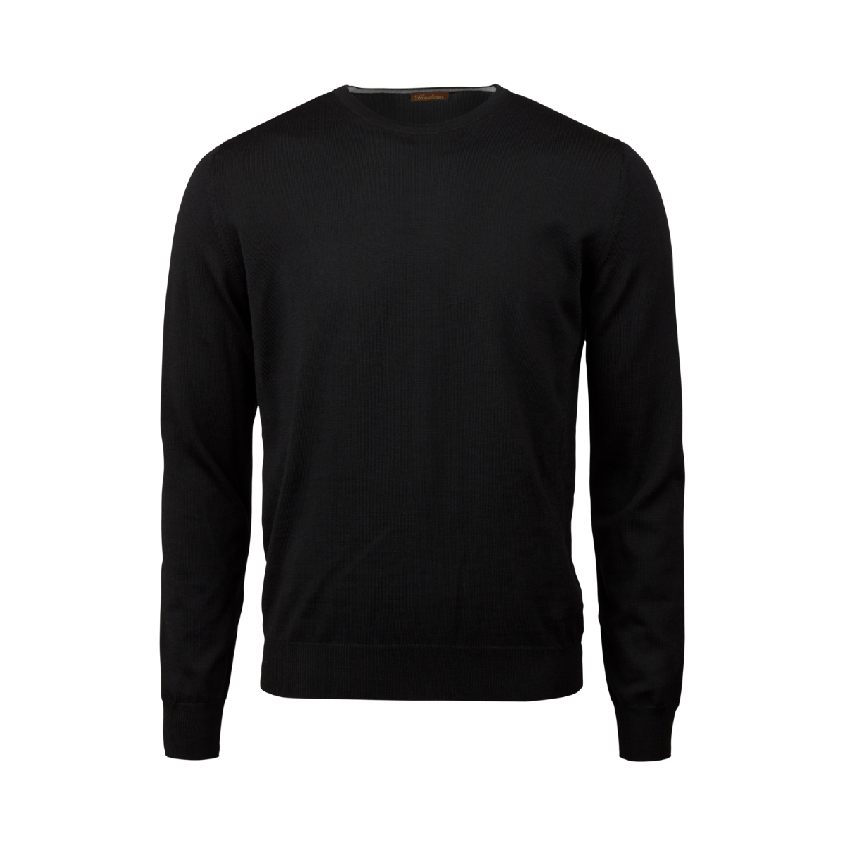 Merino Extrafine Crew Neck - Black