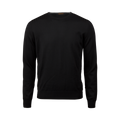 Merino Extrafine Crew Neck - Black
