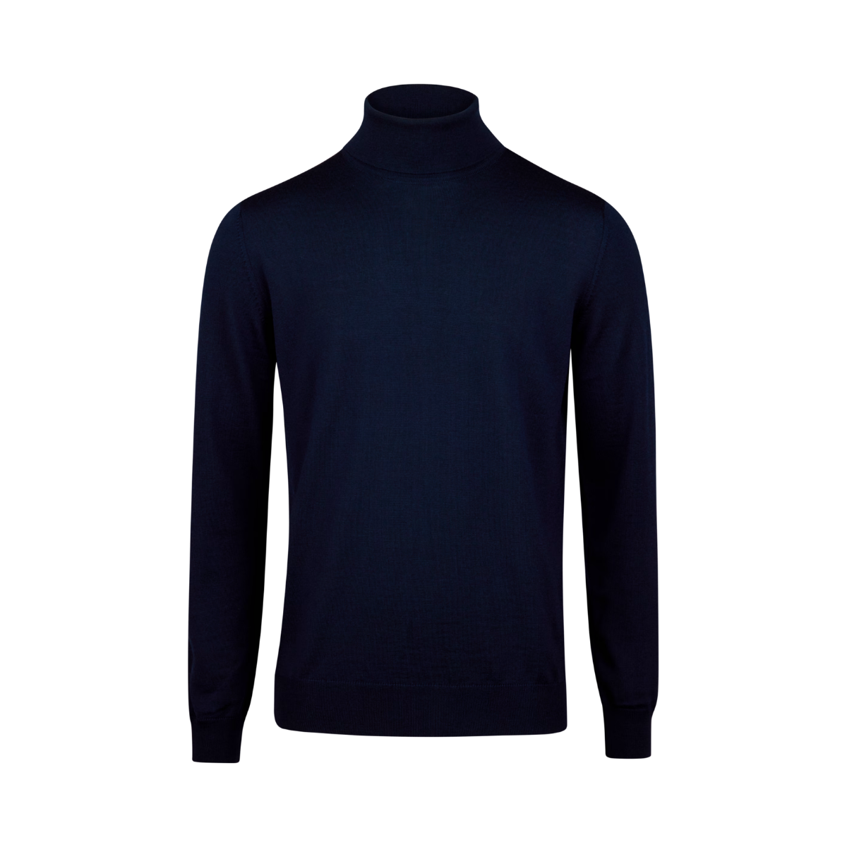 Pullover Knitted Roll Neck - Navy
