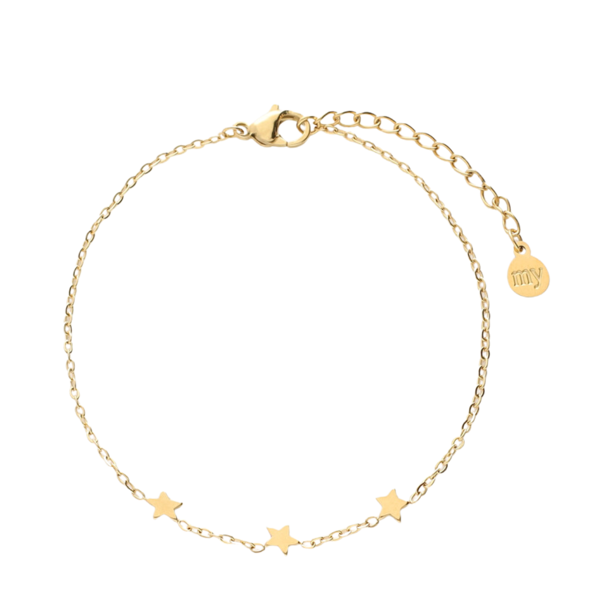 Bracelet Three Stars - Gold